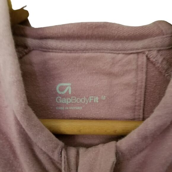 GapBody Fit Mauve Hoodie Size Medium 5 0312 - Picture 3 of 8
